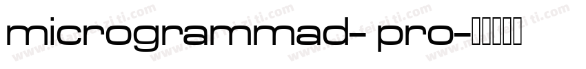 microgrammad- pro字体转换